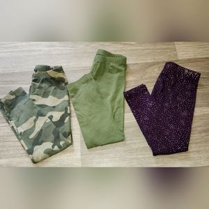 ×3 girls leggings 5t